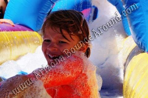 Foam water slide rentals in Denver Colorado
